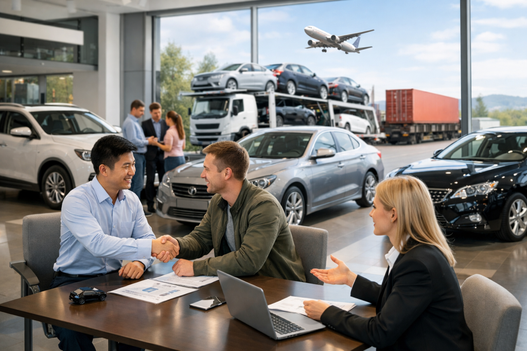    Как купить авто из Китая в Беларусь со стока в Европе: пошавый план