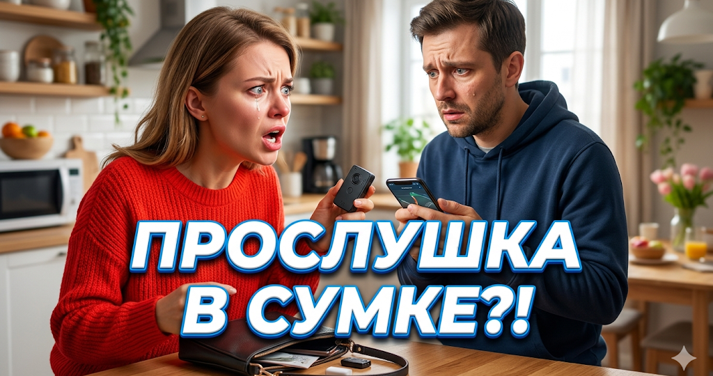 — Ты поставил прослушку в моей сумке?! Ты совсем с катушек съехал?!» — я обнаружила, что муж маниакально следит за мной