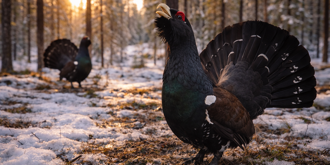 ВЕСЕННИЙ ТЯГУН: КАК ГЛУХАРЬ ГОТОВИТСЯ К ТОКУ И ОТСТАИВАЕТ СВОЮ ТЕРРИТОРИЮ В ТАЙГЕ