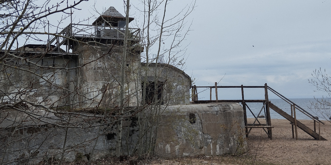 Заброшенный форт "Риф" на острове Котлин. Как мы исследовали самый западный бастион Кронштадта. Часть 1