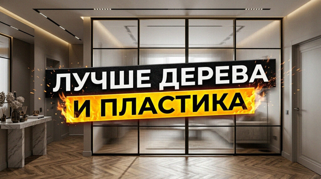    Почему алюминиевый профиль лучше дерева и ПВХ для изготовления перегородок GarderobSystem