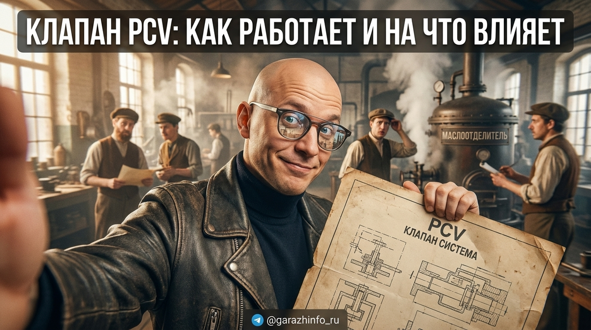    Клапан PCV — важный элемент системы, влияющий на расход масла. Zero8