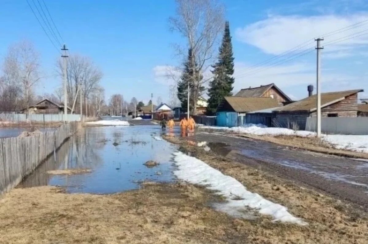    В восьми районах Алтайского края зафиксированы подтопления