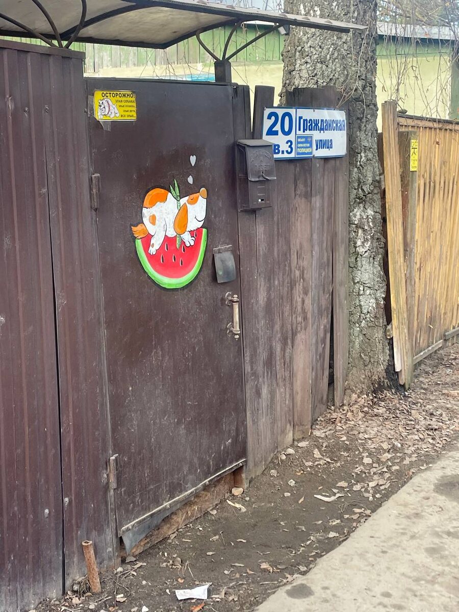 Гражданская ул., Осторожно злая собака