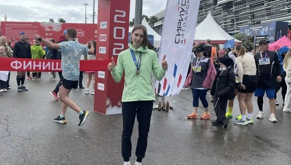 Читинка пробежала полумарафон и установила новый рекорд Забайкалья