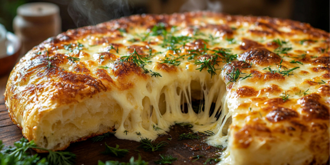 Рецепт ленивого хачапури в аэрогриле