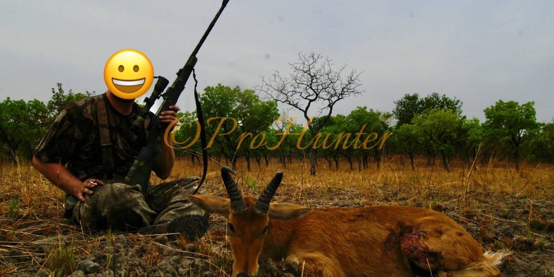 Типичные трофеи из Северного Камеруна - бубал, редунка и вотербок