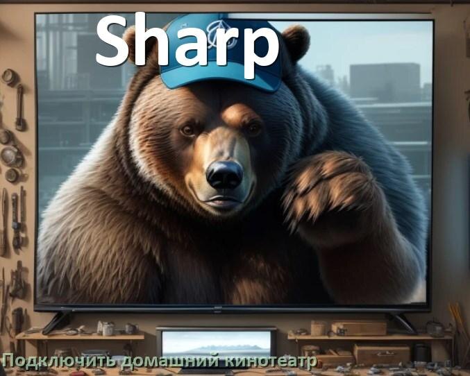 
Как подключить к телевизору Sharp домашний кинотеатр через HDMI кабель и тюльпаны