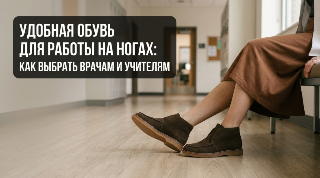    Правильный выбор комфортной обуви для тех, кто проводит весь рабочий день на ногах. Носим Сутками
