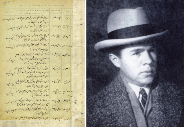 Метрическая книга 2-й мечети Троицка с записью о рождении И. А. Ахмерова 2 апреля 1901 года