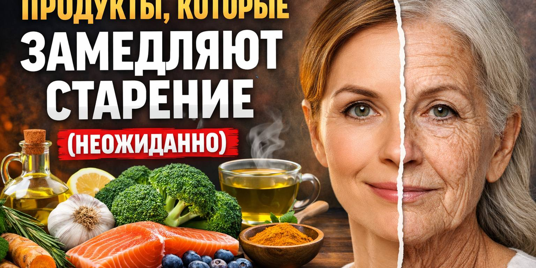 Еда, которая поможет замедлить старение