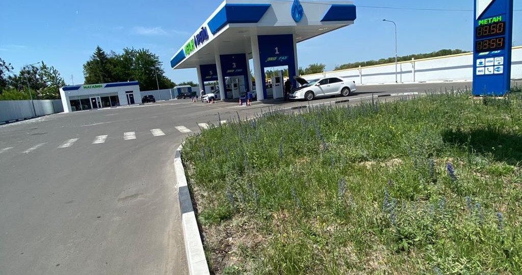 Где заправлять грузовики метаном в Инзе