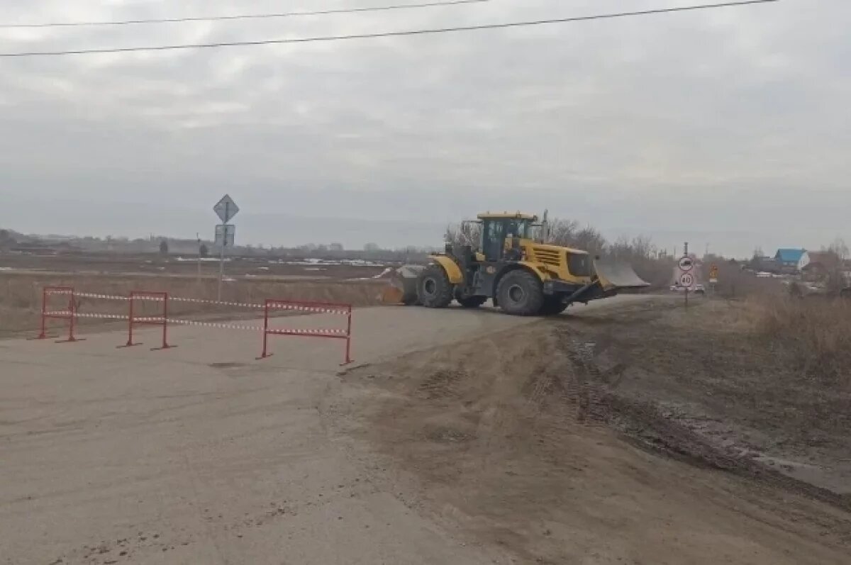    В барнаульском селе Власиха ограничили движение транспорта