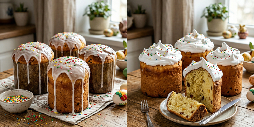 Сравнила сахарную глазурь и белковую для кулича — белковая держится дольше и не липнет к рукам