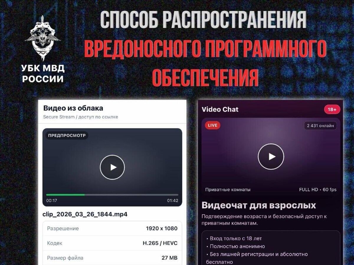    Способ распространения вредоносного программного обеспечения | © Вестник Киберполиции России/Telegram