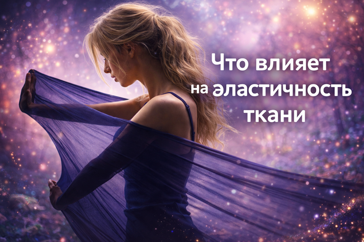 Почему одна ткань красиво тянется и садится по фигуре, а другая при похожем виде остаётся жёсткой и «неподатливой»? Бывает, берёшь два материала – и на первый взгляд они почти одинаковые.