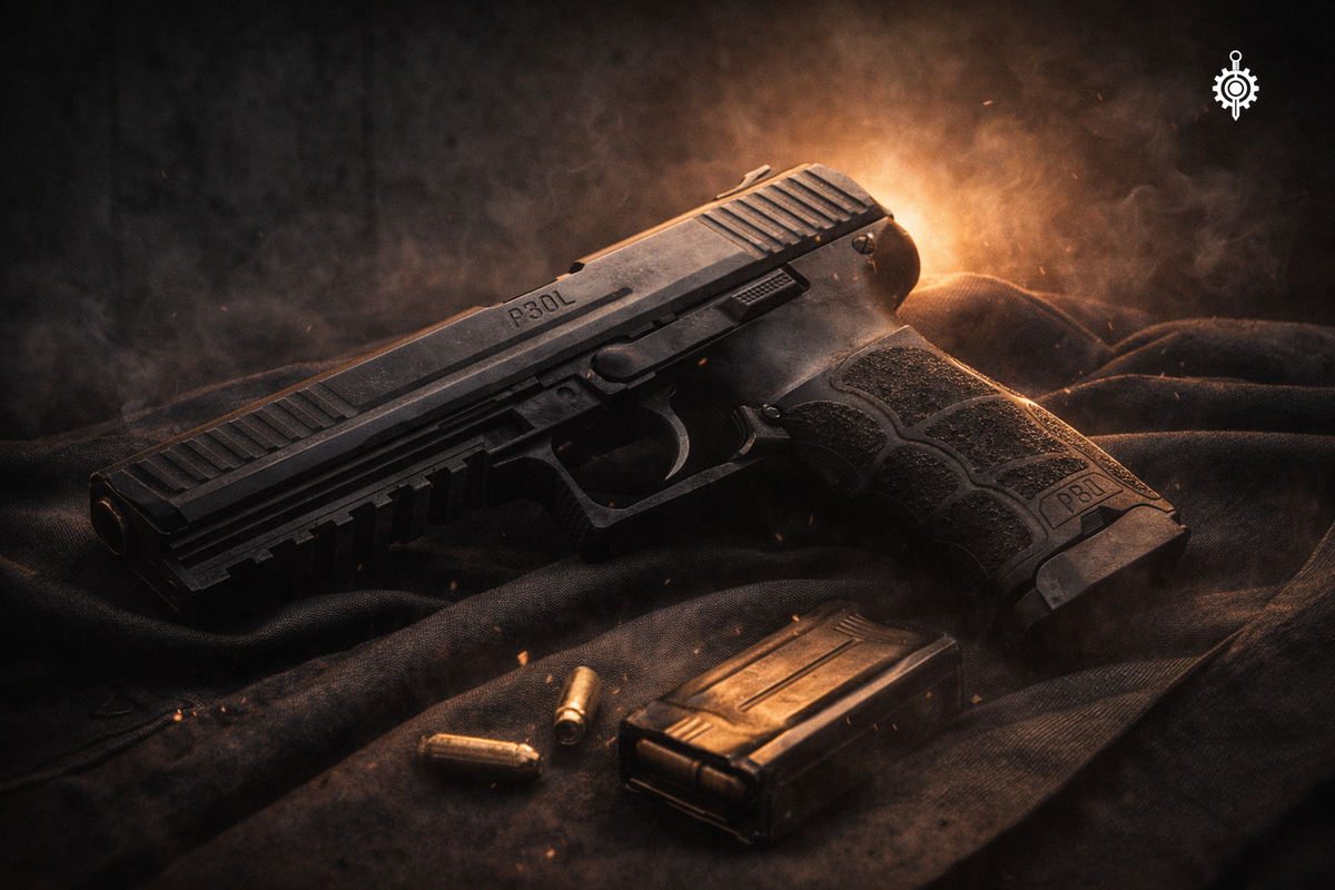 обоймы заканчиваются, пистолет перезаряжается...