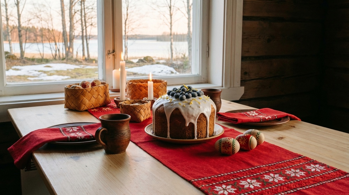 Пасхальный стол|Полное лукошко