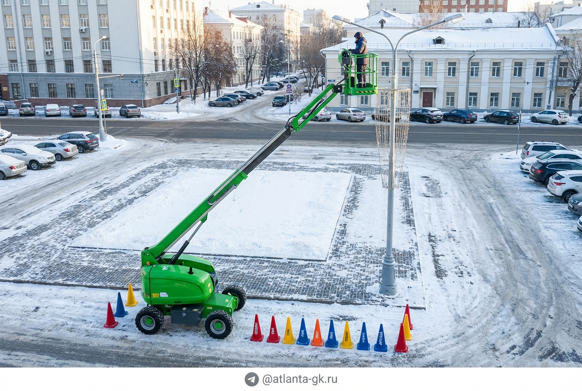   Спланируйте аренду телескопического подъемника в зависимости от сезона Atlanta-gk