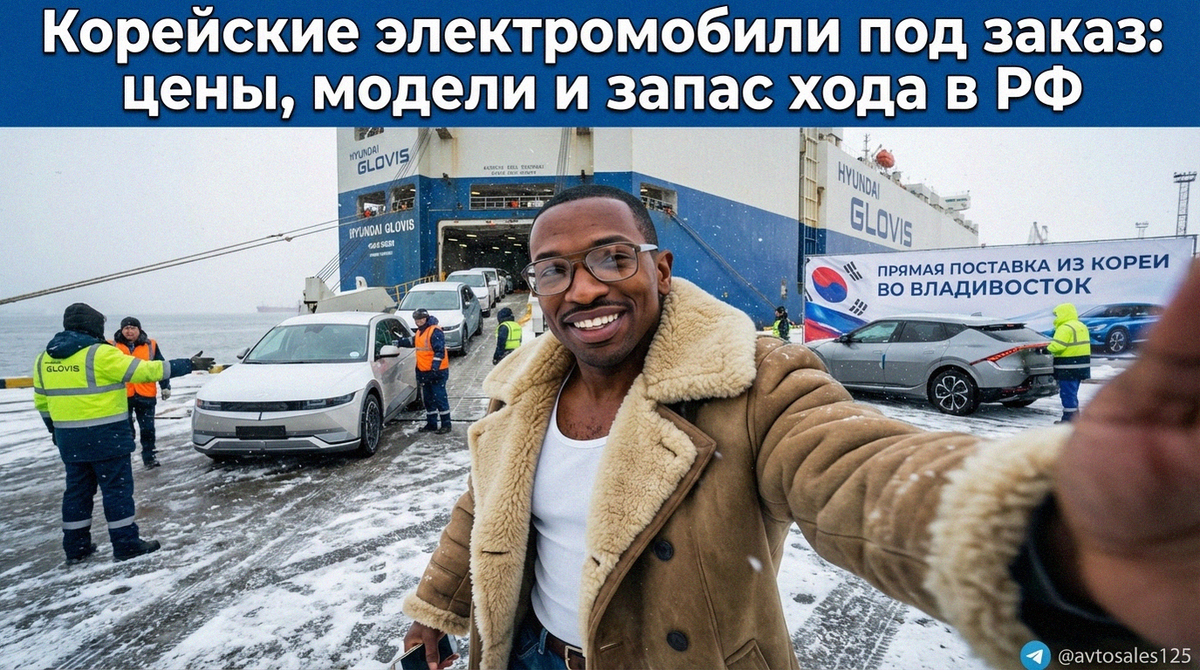    Популярные модели корейских электромобилей, доступные для привоза под заказ в Россию. Авто Сейлс