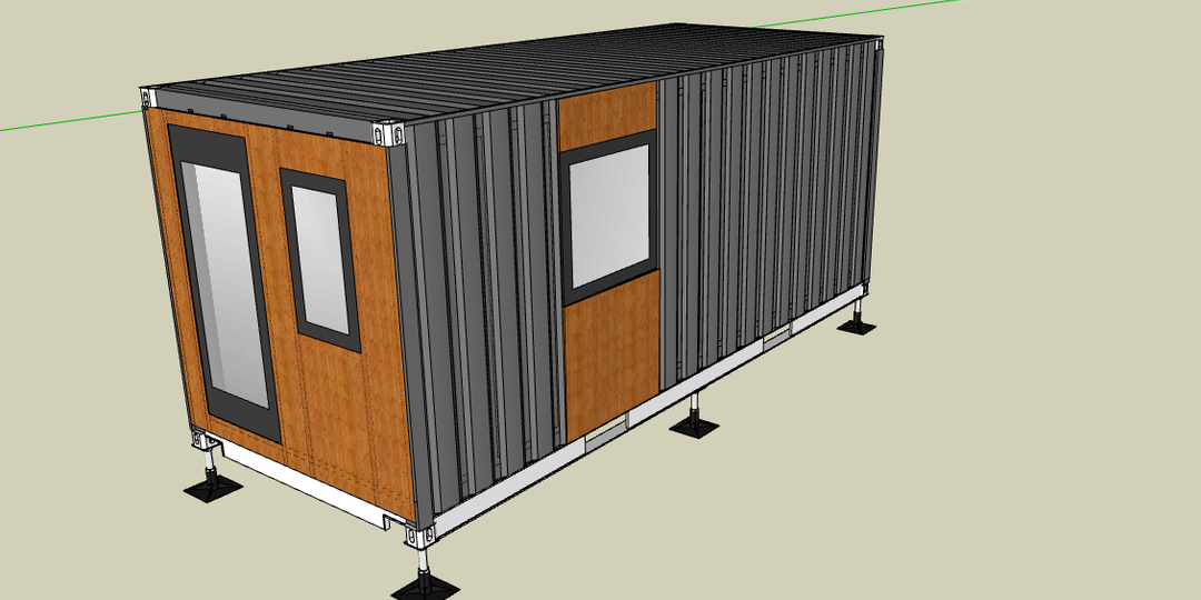 Как сделать дом из морского контейнера