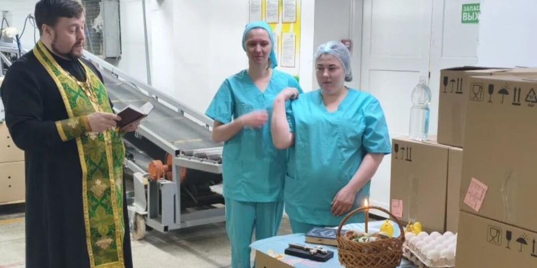 Перед Пасхой на "Птицефабрике Чайковская" стартовала благочестивая традиция