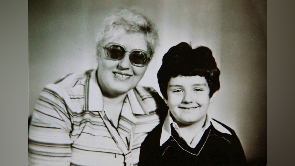 Миша Полицеймако с мамой