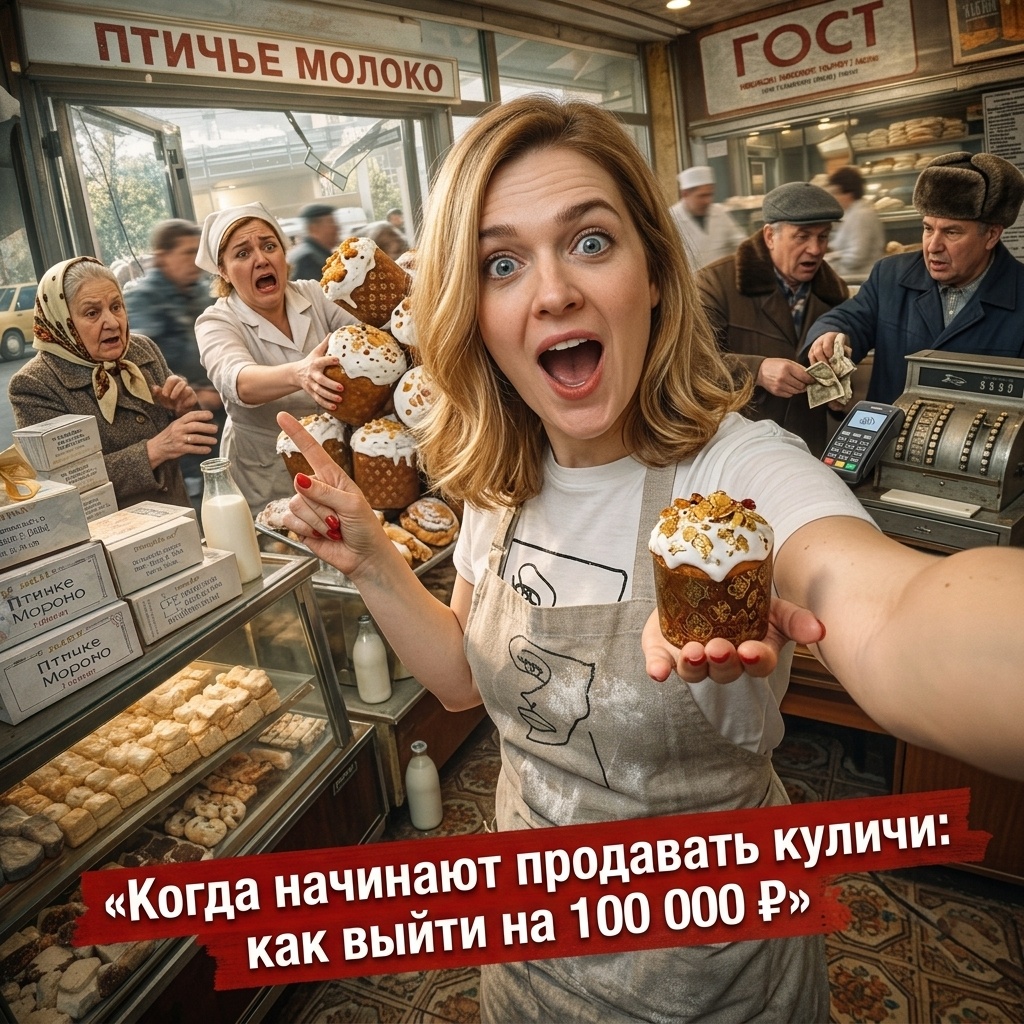    Стратегия заработка 100 000 ₽ на продаже пасхальных куличей admin