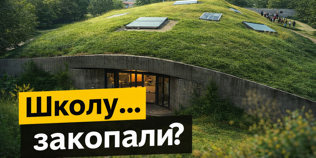 Школа под землёй в США: зачем её закопали и как там учатся дети?