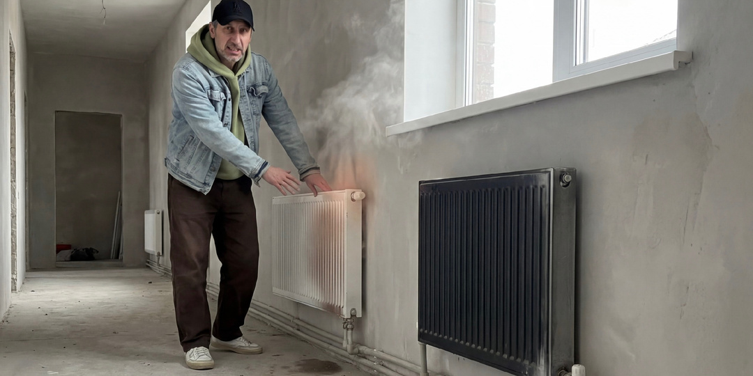 Собрал отопление по однотрубной схеме, а последний радиатор оказался холодным. Переделал на двухтрубку и понял разницу