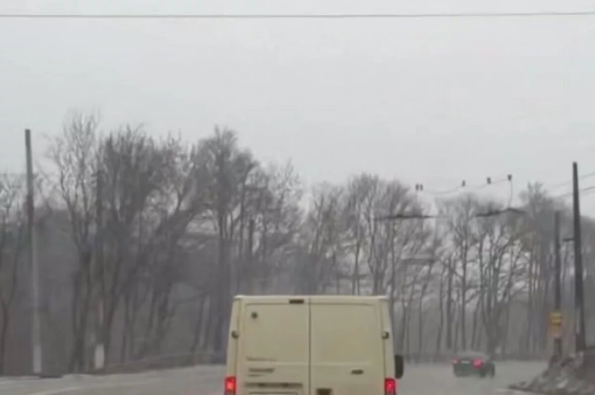    Мокрый снег пошел в крымских горах 7 апреля