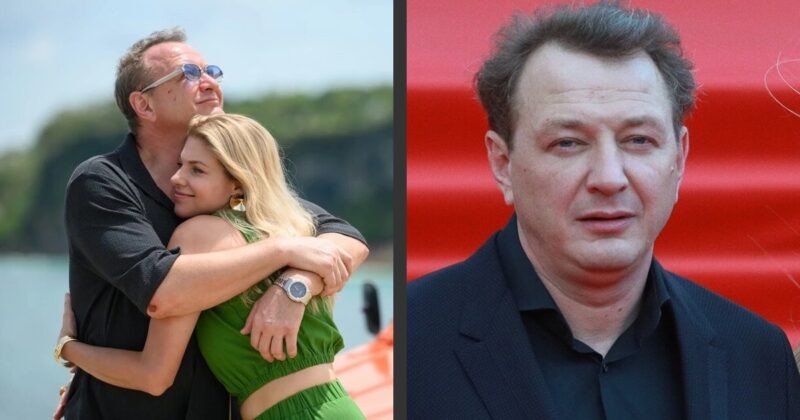    Счастливые моменты Марата Башарова и его избранницы Анастасии.