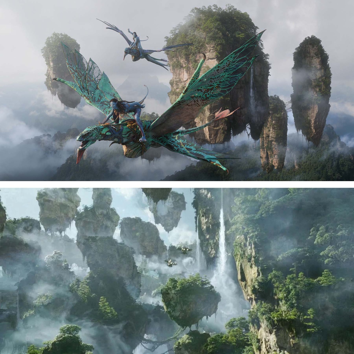 Кадры из фильма «Аватар».