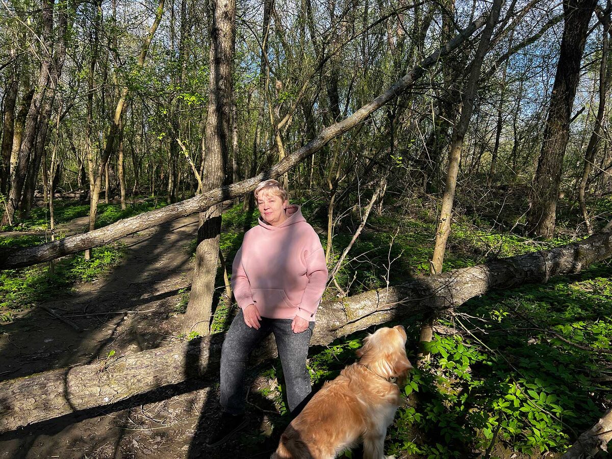 На прогулке