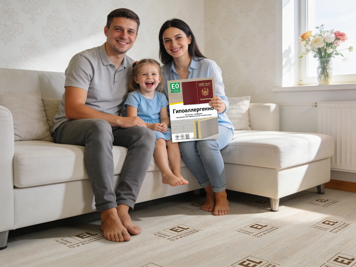 Помните Алису, которая зачихала после ремонта? Её родители выбрали ламинат Е2. А эта семья выбрала Е0. Чувствуете разницу? Внутри — чек-лист безопасных материалов.