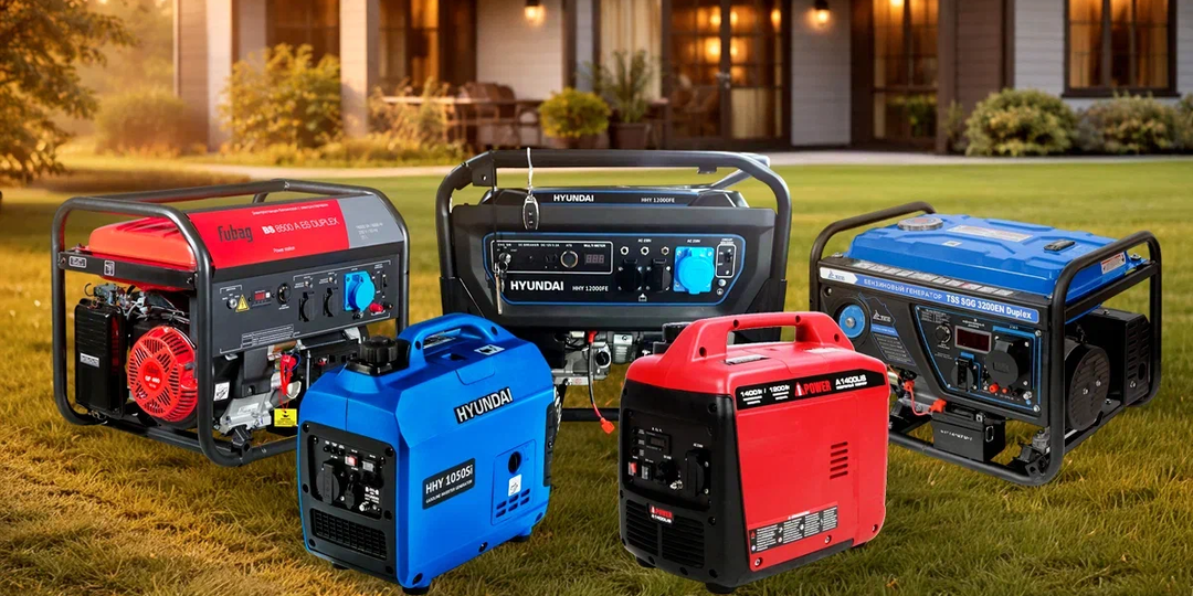 Лучшие бензиновые генераторы 2026 года для вашего дома