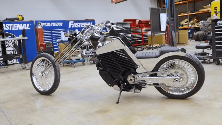 В Gas Monkey Garage превращают LiveWire Alpinista в кастомный чоппер