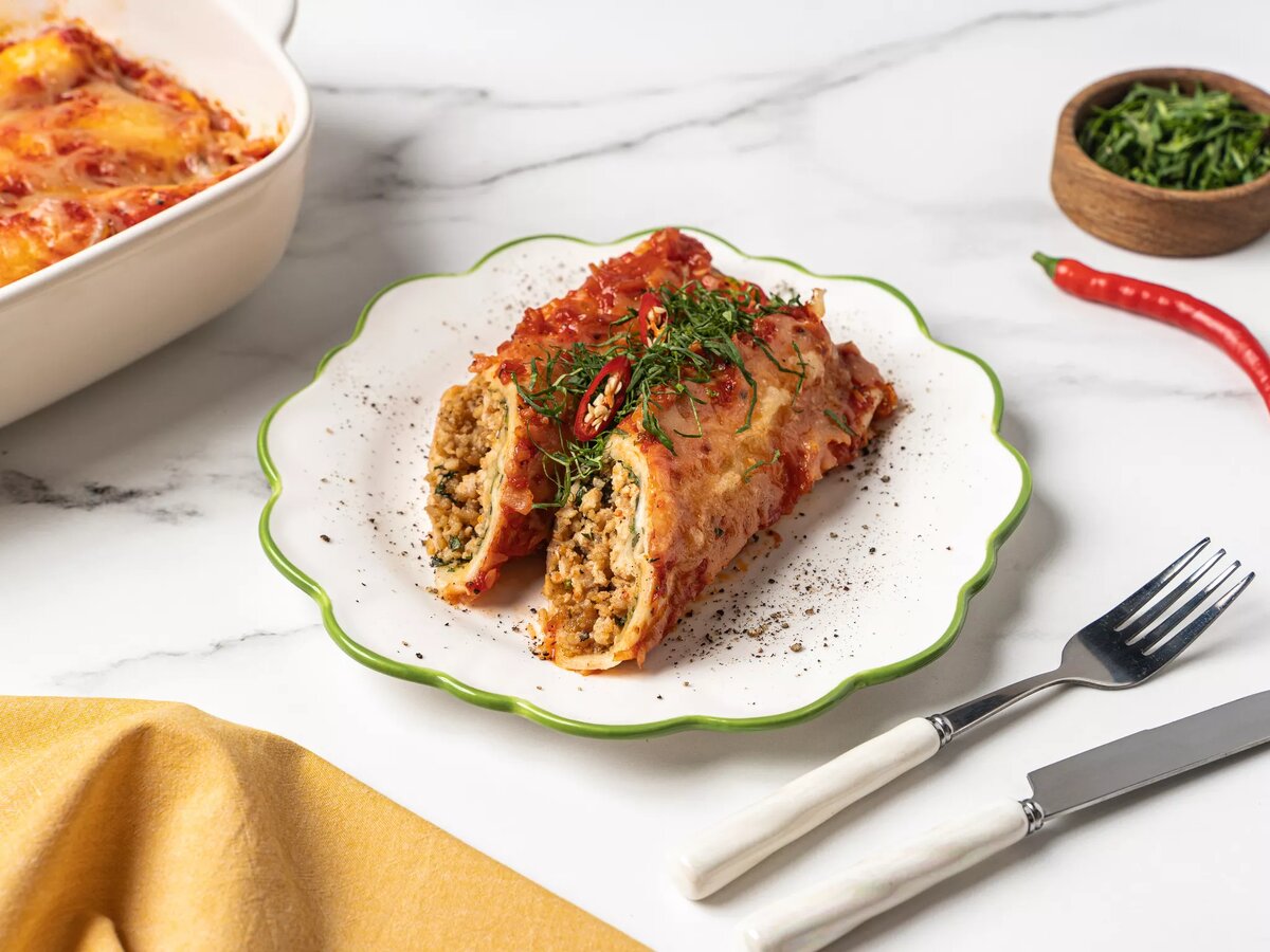 Энчилада с курицей и чили