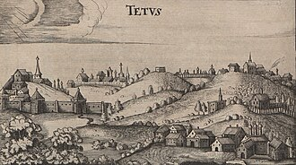 Рисунок Адама Олеария (1656 г.)