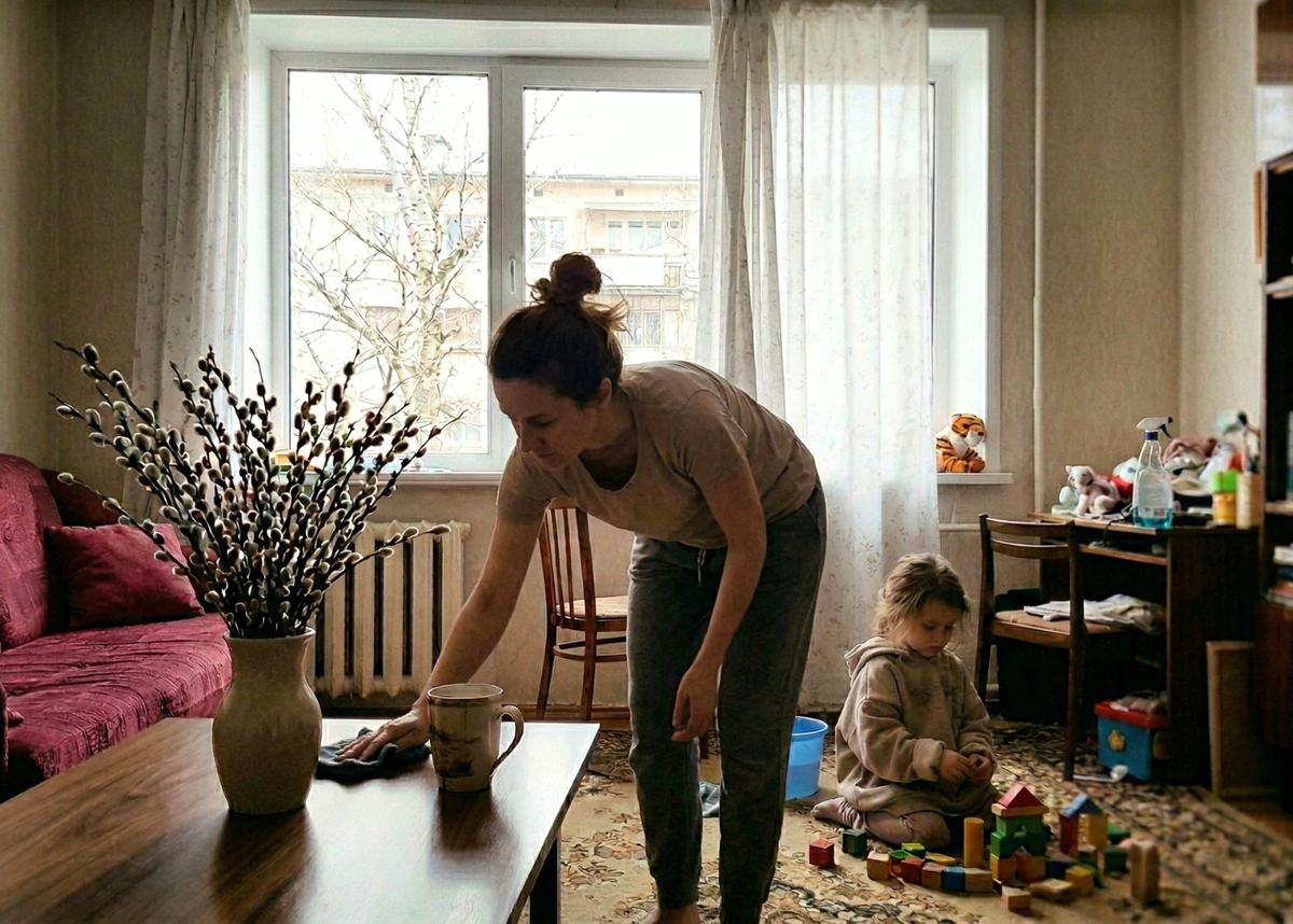 Как быстро убрать квартиру перед Пасхой