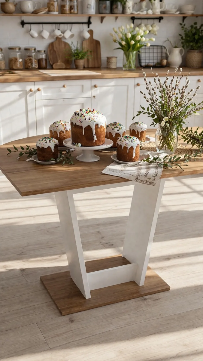  Стол обеденный TIBI L нераздвижной