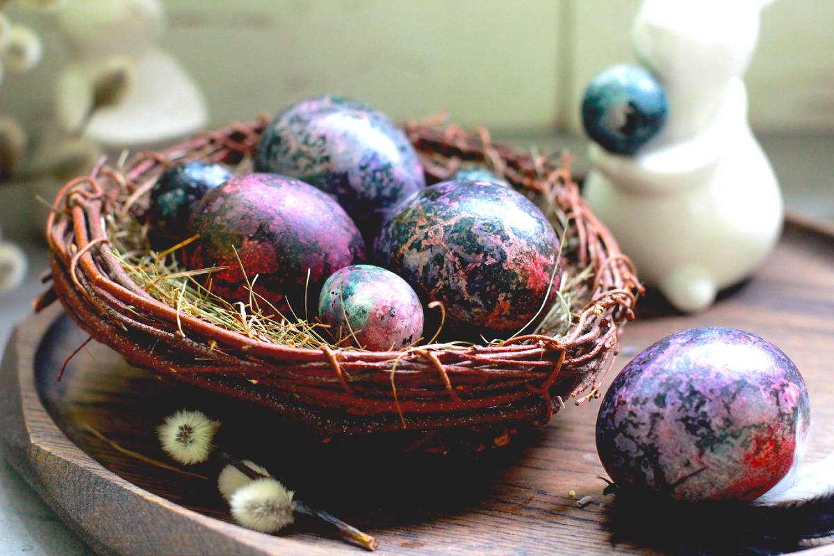 «Космические» яйца от Елены Некрасовой. 