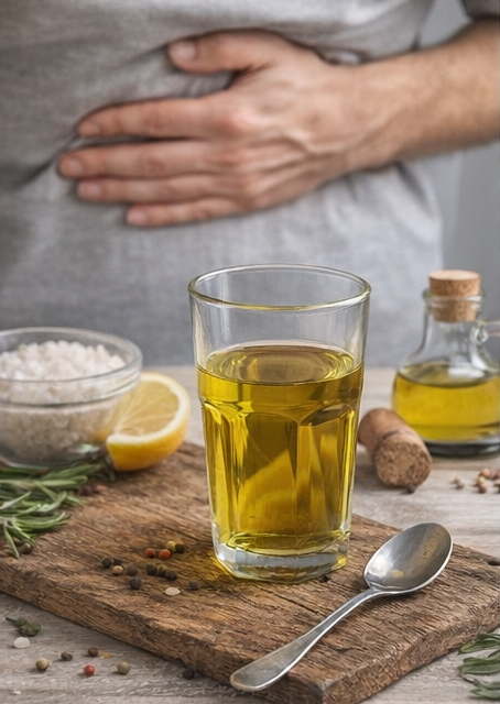 Популярная «чистка» маслом на самом деле создаёт резкую нагрузку на печень и поджелудочную. Организм не успевает переработать такой объём жира — вместо облегчения часто возникает тяжесть и сбой пищеварения.