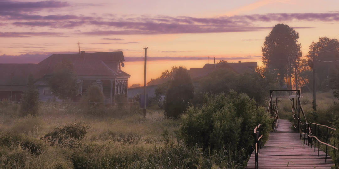 Как выглядит вечер в деревне: время, когда всё замирает