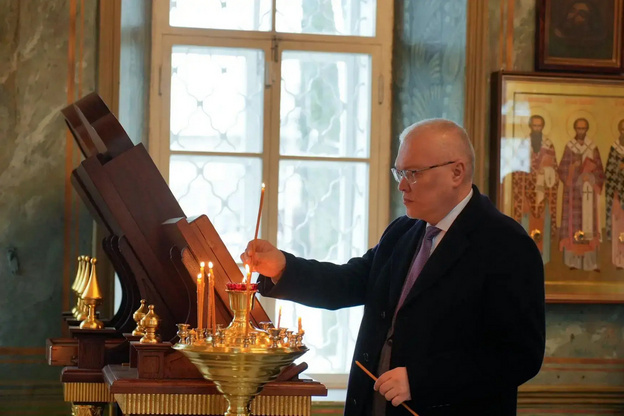    Соколов посетил церковь Рождества Иоанна Предтечи