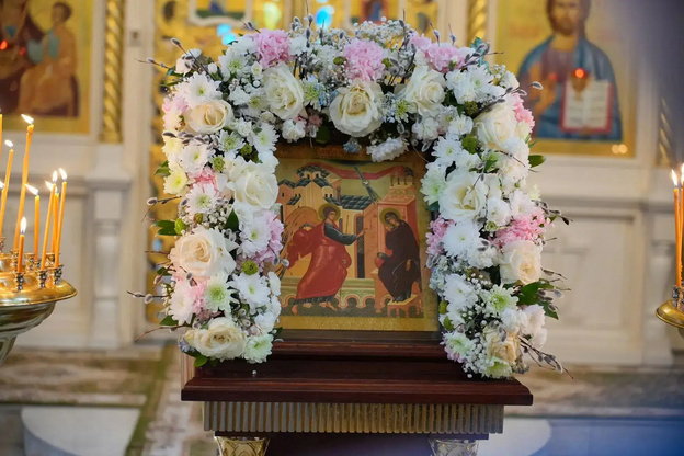    Соколов посетил церковь Рождества Иоанна Предтечи