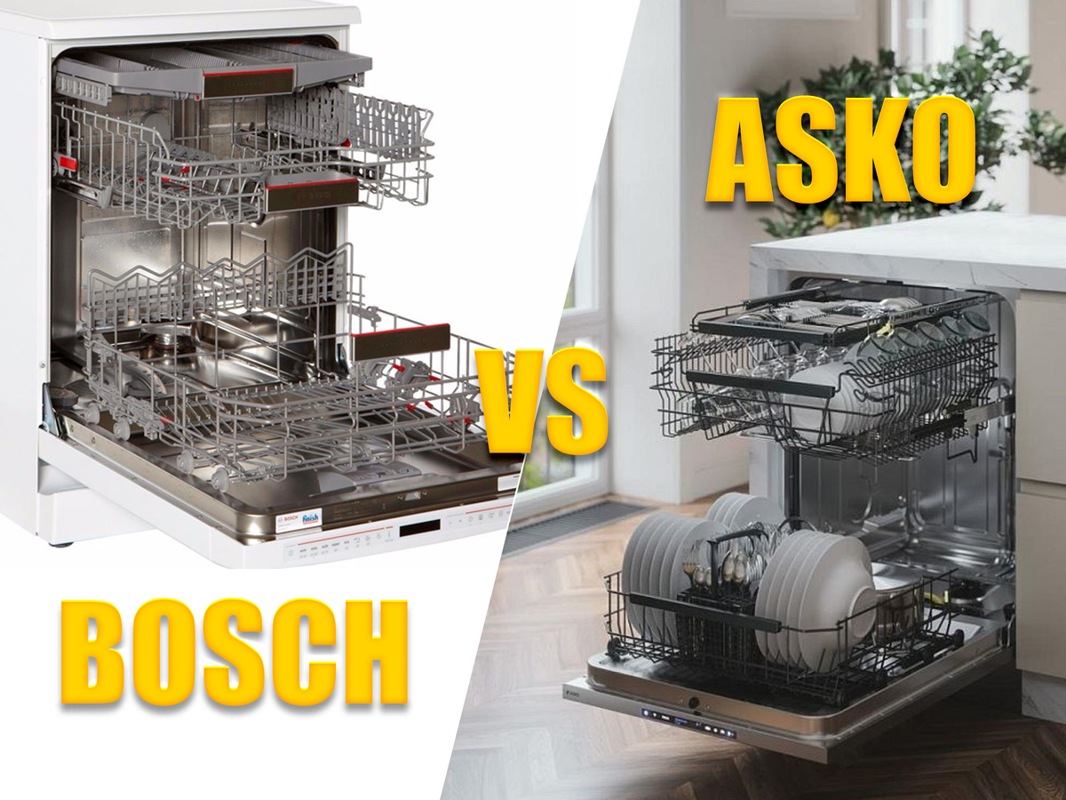 Фото: Посудомоечные машины Bosch и ASKO