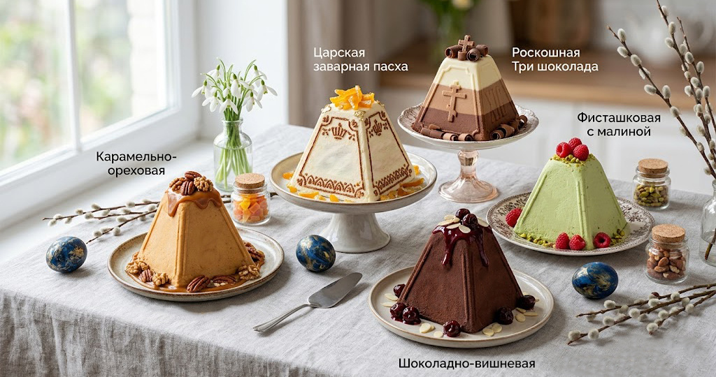 ТОП-5 идеальных рецептов творожной пасхи на любой вкус