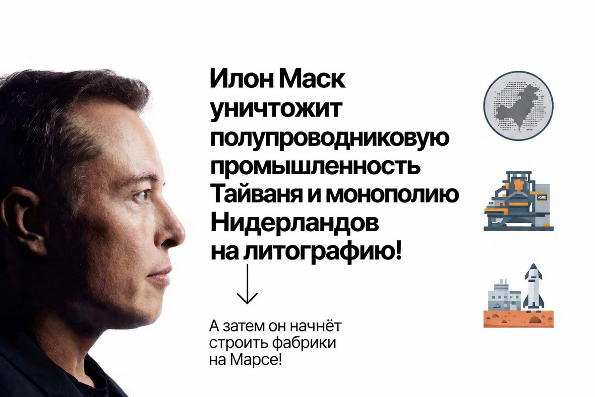 Илон Маск строит Terafab, рассказываем что это