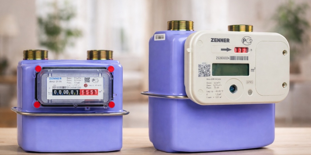 Счётчики газа ZENNER Atmos Unicom IG — интеллектуальный учёт газа с температурной коррекцией